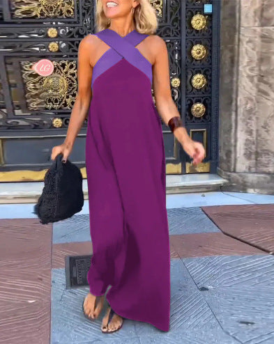 Paige | Dress with Crossed Cut