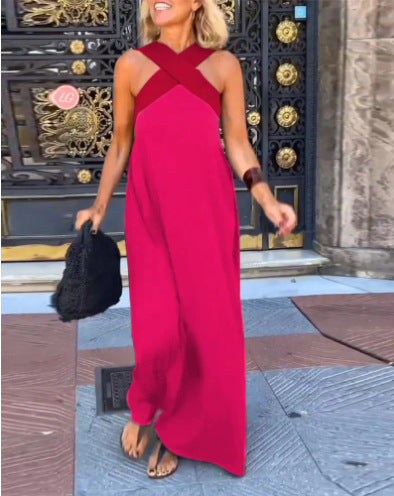 Paige | Dress with Crossed Cut